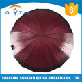 New style factory directly provide silver plastic straight umbrella